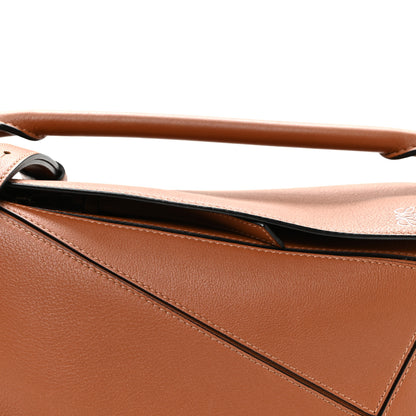 Loewe Calfskin Small Puzzle Edge Bag Tan 7 of 9