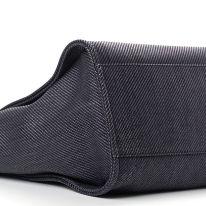 Chanel Canvas Medium Deauville Tote Black 7 of 9