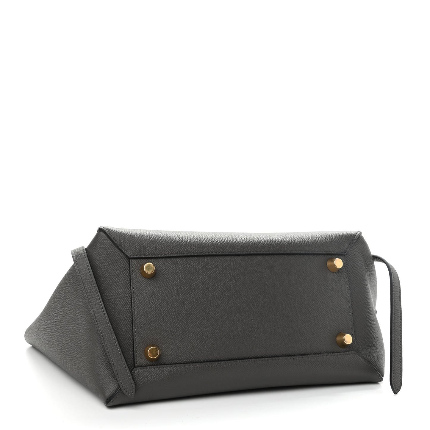 Grained Calfskin Mini Belt Bag Grey