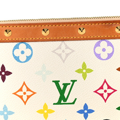 Louis Vuitton Monogram Multicolor Pochette Accessories White 8 of 11