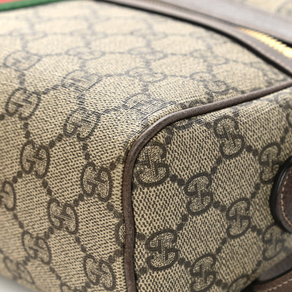 Gucci GG Supreme Monogram Web Small Ophidia Shoulder Bag Brown 10 of 18