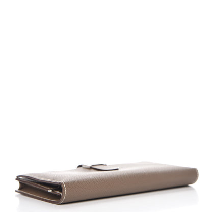 Hermes Epsom Bearn Gusset Wallet Etoupe 4 of 8