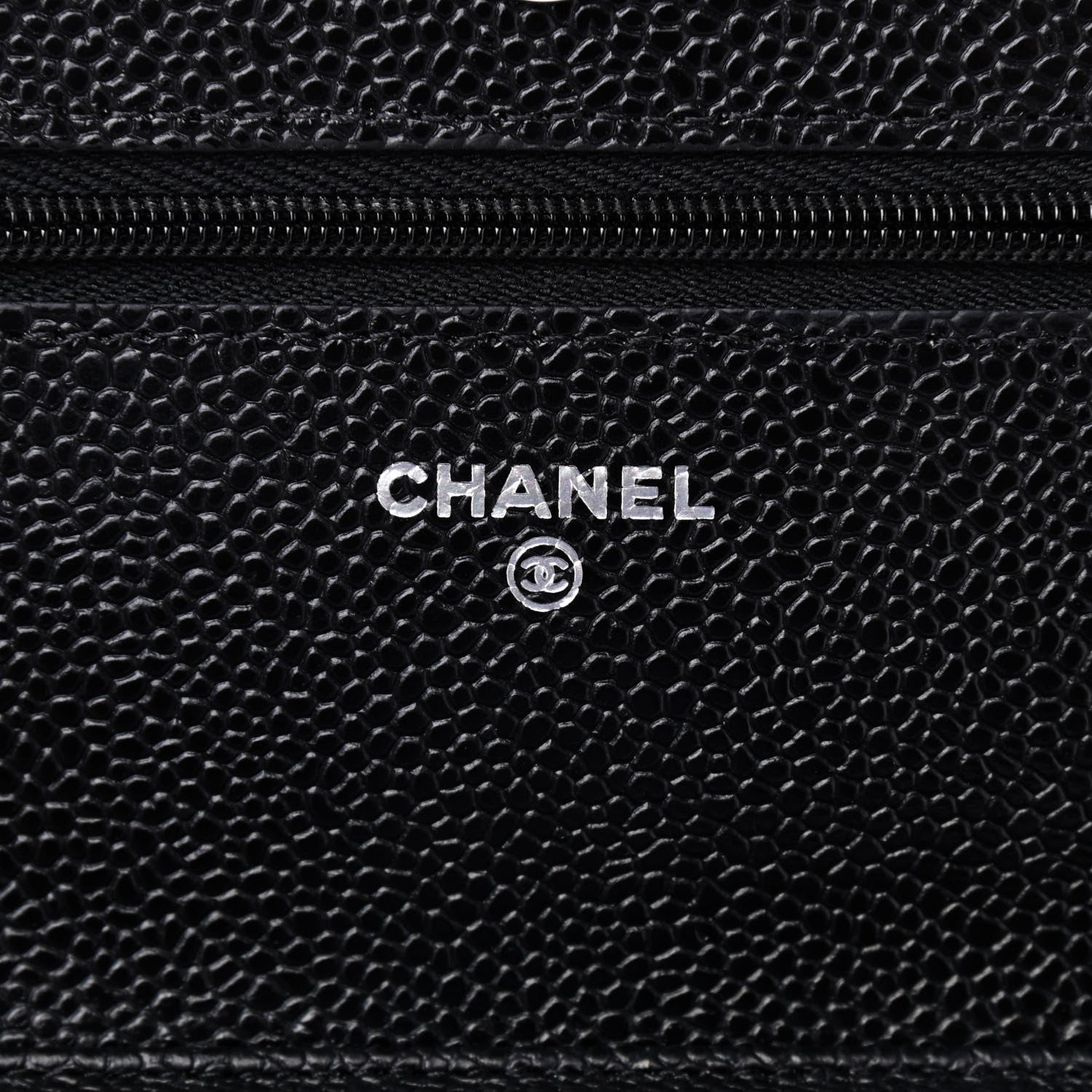 Chanel Caviar Quilted Wallet On Chain WOC Black 8 of 9