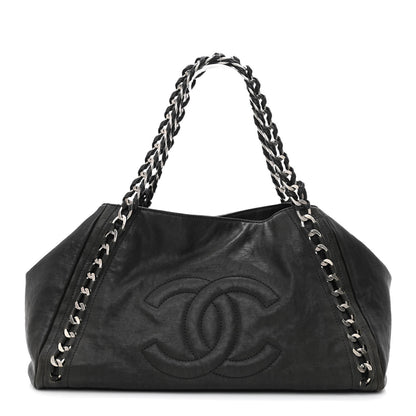 Chanel Calfskin East West Modern Chain Tote Black 1 of 11