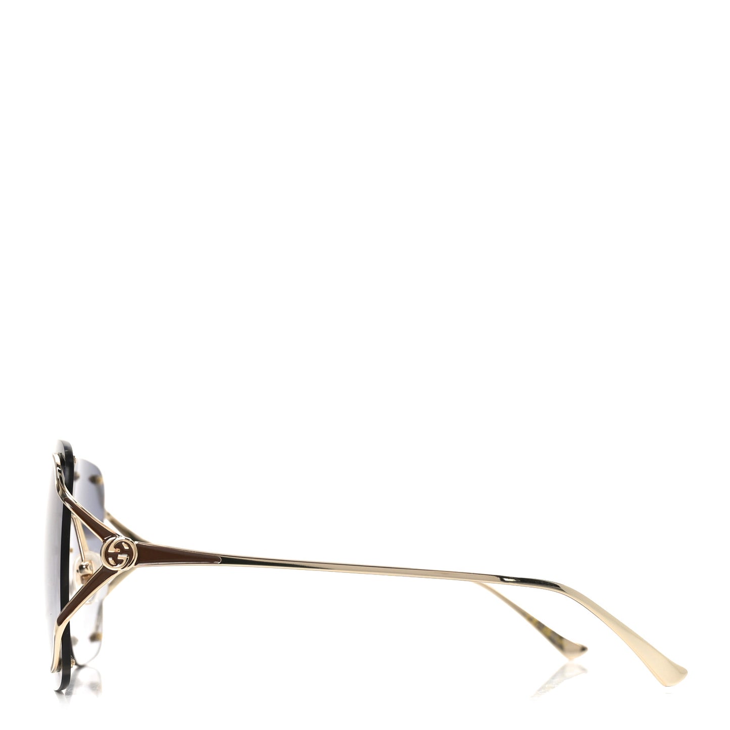 Oversized Sunglasses GG0646S Gold Black