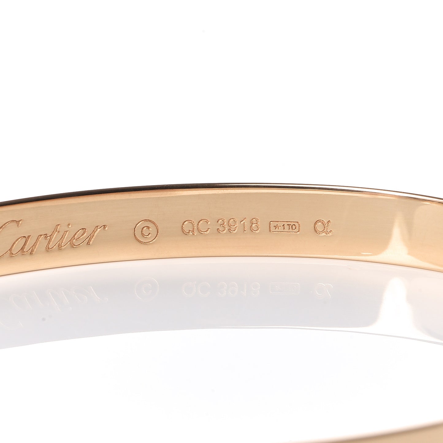 18K Yellow Gold LOVE Bracelet 19