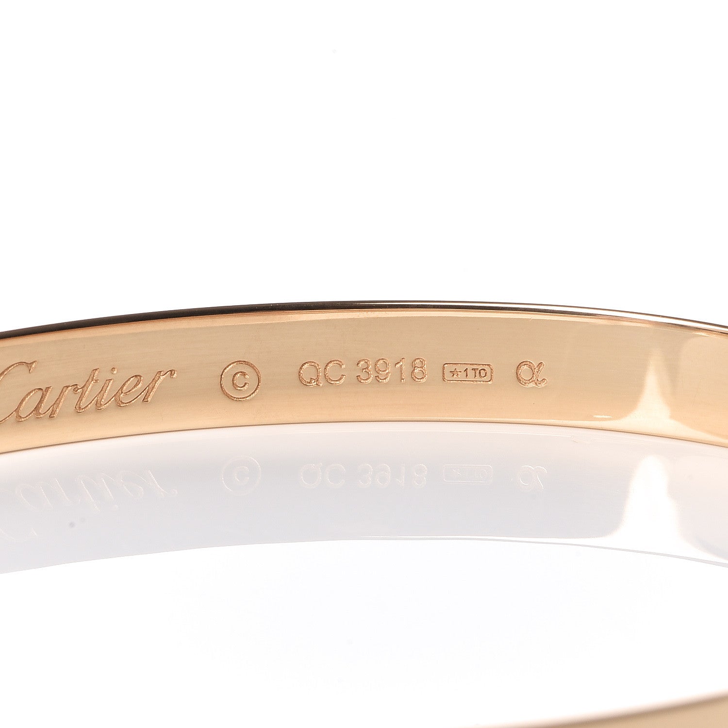 Cartier 18K Yellow Gold LOVE Bracelet 19 5 of 8