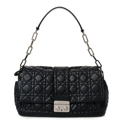 Christian Dior Lambskin Cannage Medium New Lock Flap Black 1 of 9