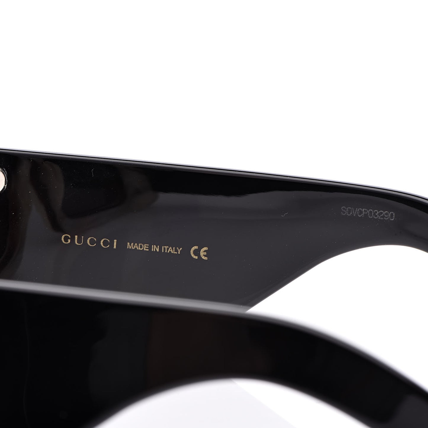 Acetate Rectangular Flap GG0543S Sunglasses White Black