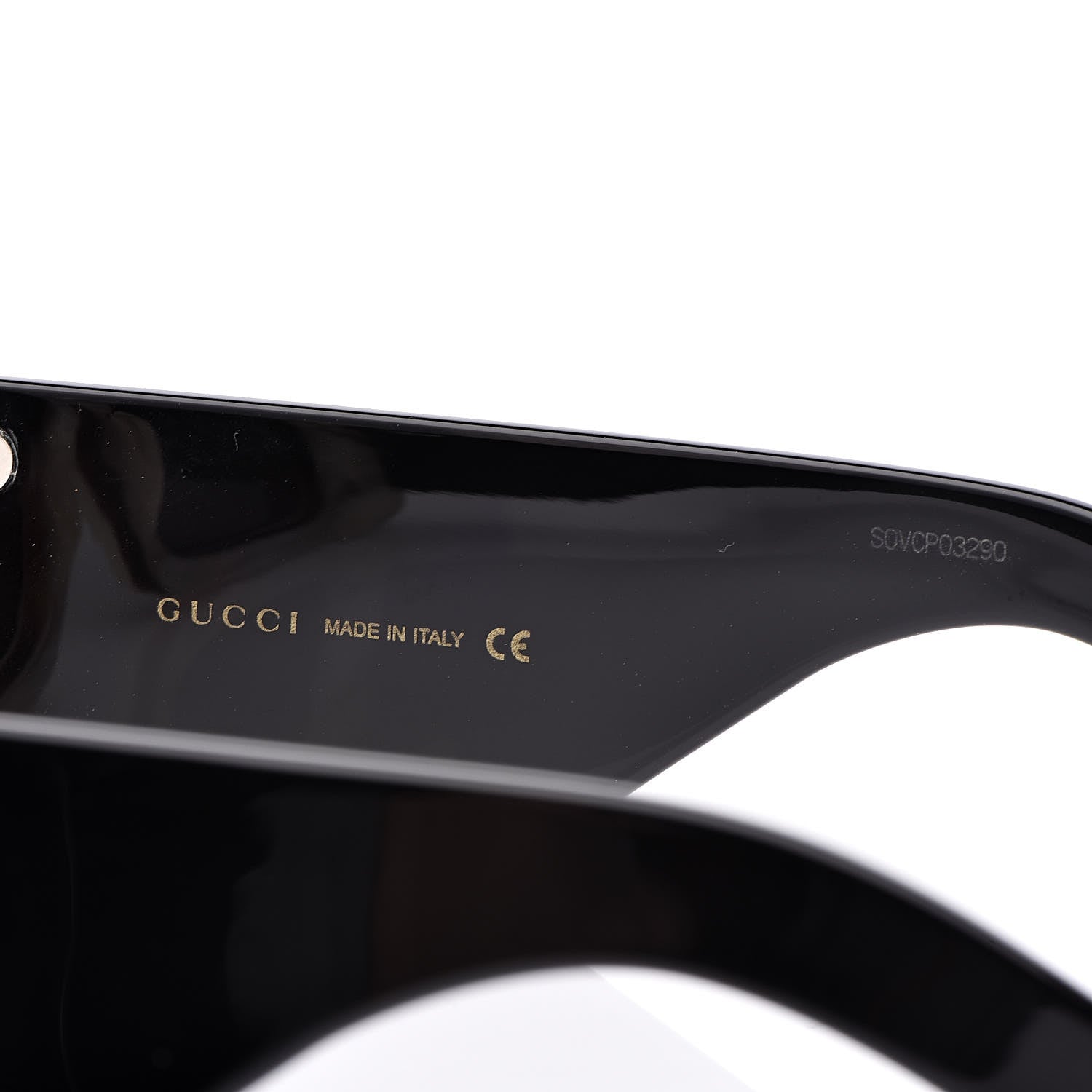 Gucci Acetate Rectangular Flap GG0543S Sunglasses White Black 5 of 8