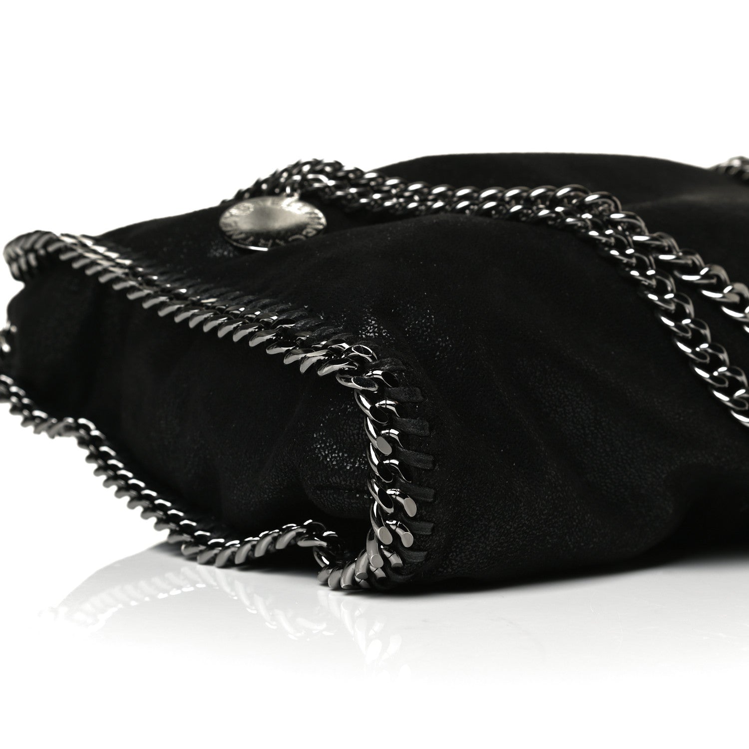 Stella McCartney Shaggy Deer Small Falabella Tote Black 6 of 14