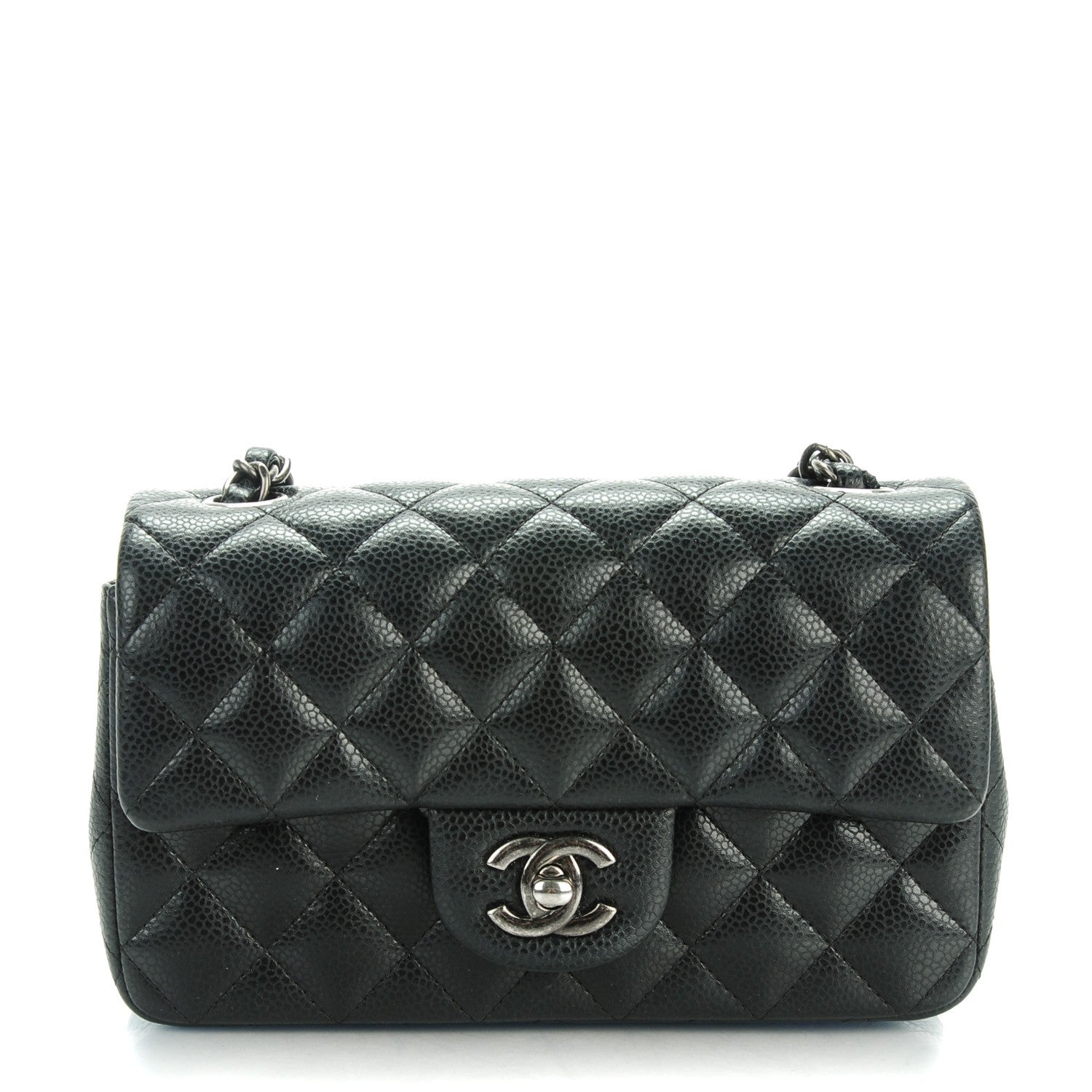 Chanel Caviar Quilted Mini Rectangular Flap Black 1 of 8