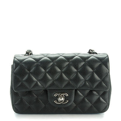 Chanel Caviar Quilted Mini Rectangular Flap Black 1 of 8