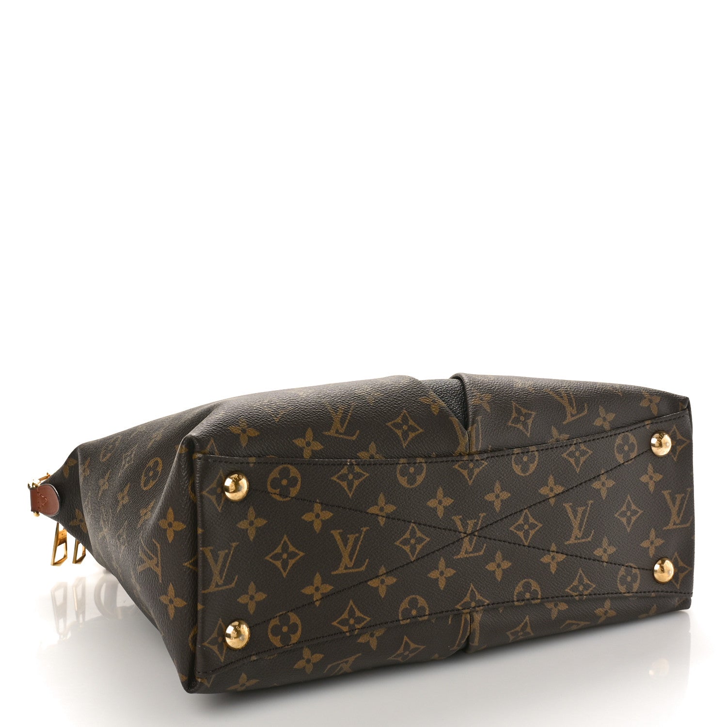 Louis Vuitton Monogram V Tote MM Black 4 of 8
