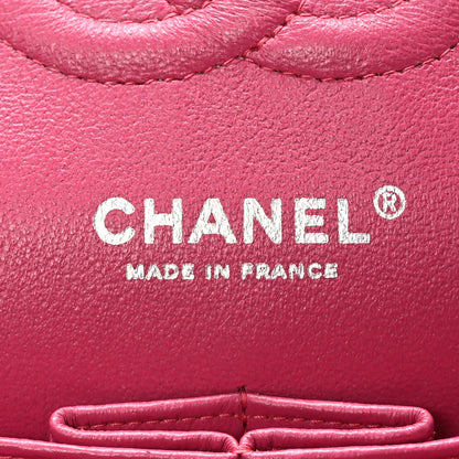 Chanel Patent Quilted Medium Double Flap Pink 6 of 10