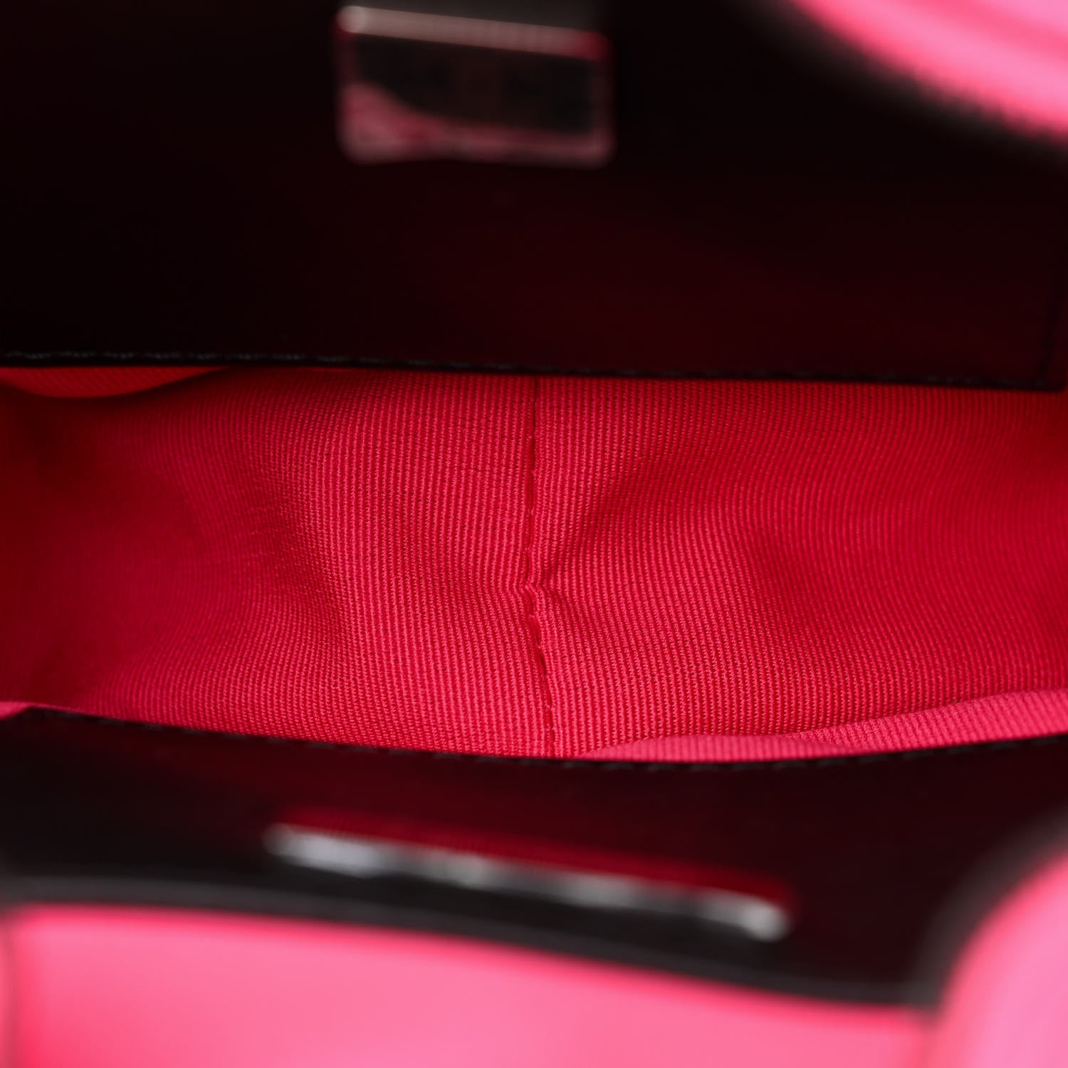 Chanel Satin Quilted Walk Of Fame Star Bag Fuchsia Black 5 of 11