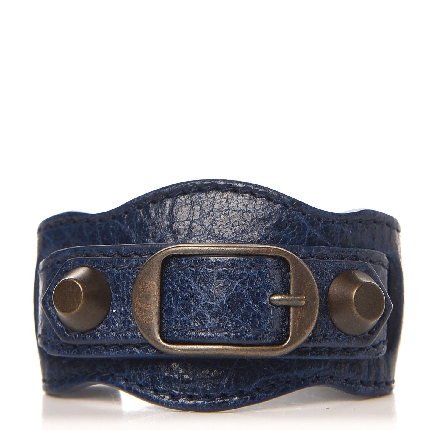 Agneau Arena Classic Hardware Bracelet Gris Chartreux