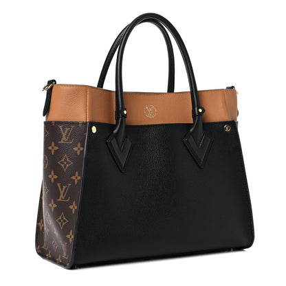 Louis Vuitton Calfskin Monogram On My Side Black 2 of 10