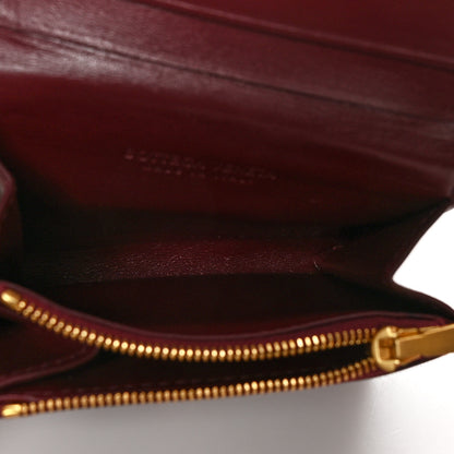 Bottega Veneta Nappa Maxi Intrecciato Compact Wallet Bordeaux 5 of 7