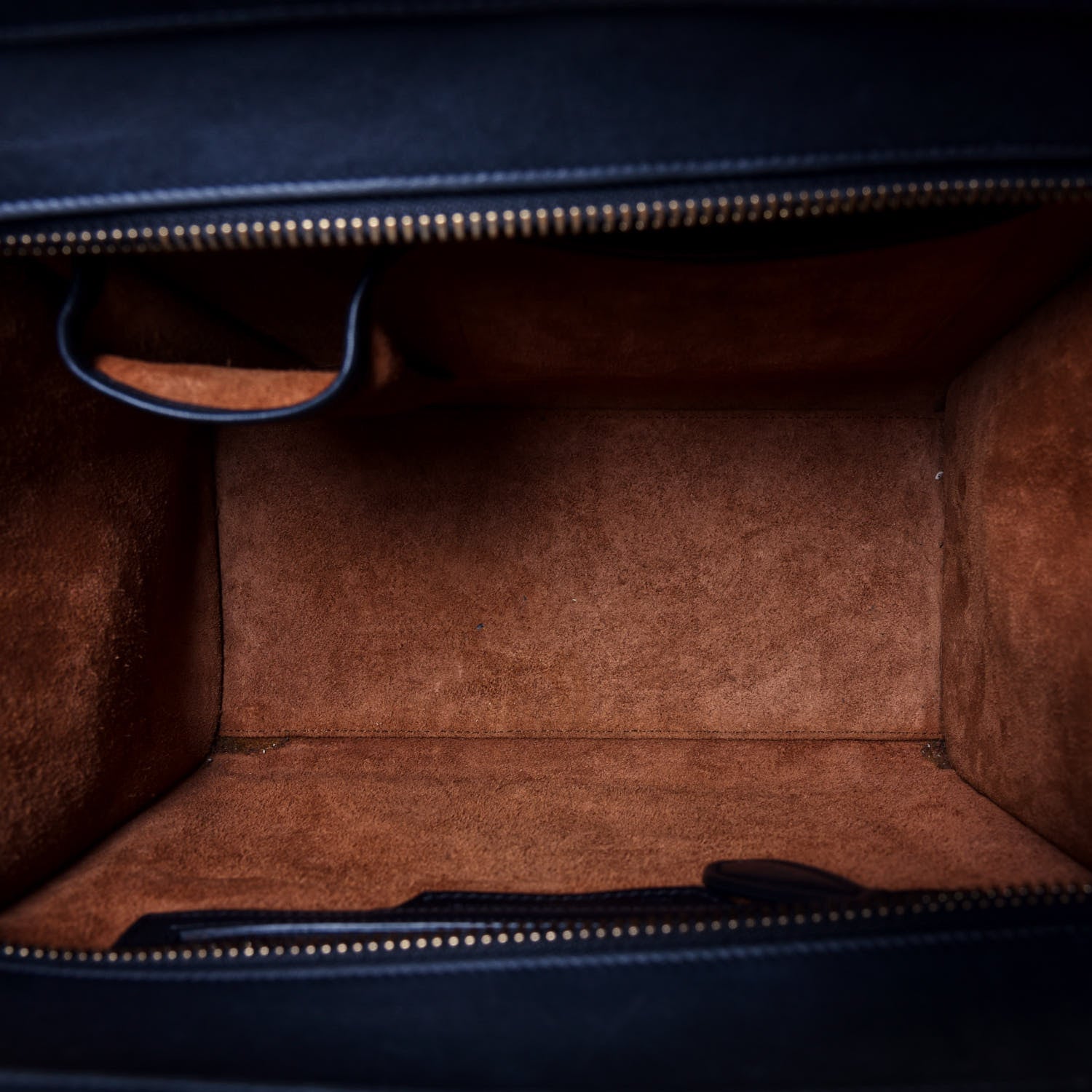 Celine Smooth Drummed Calfskin Micro Tri-Color Luggage Indigo 4 of 4