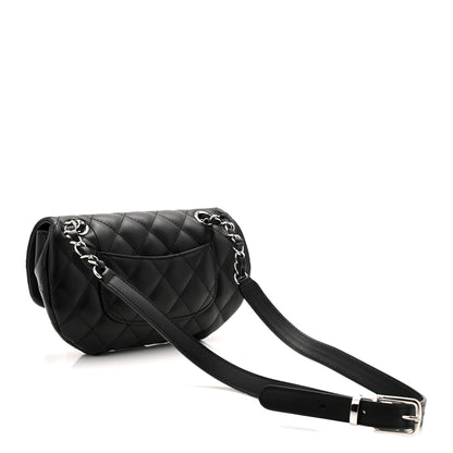 Chanel Calfskin Quilted CC Uniform Flap Belt Bag Black 3 of 10