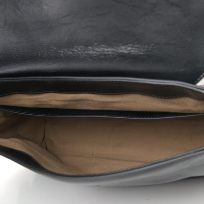Givenchy Creased Patent Calfskin Medium ID Flap Black 5 of 5