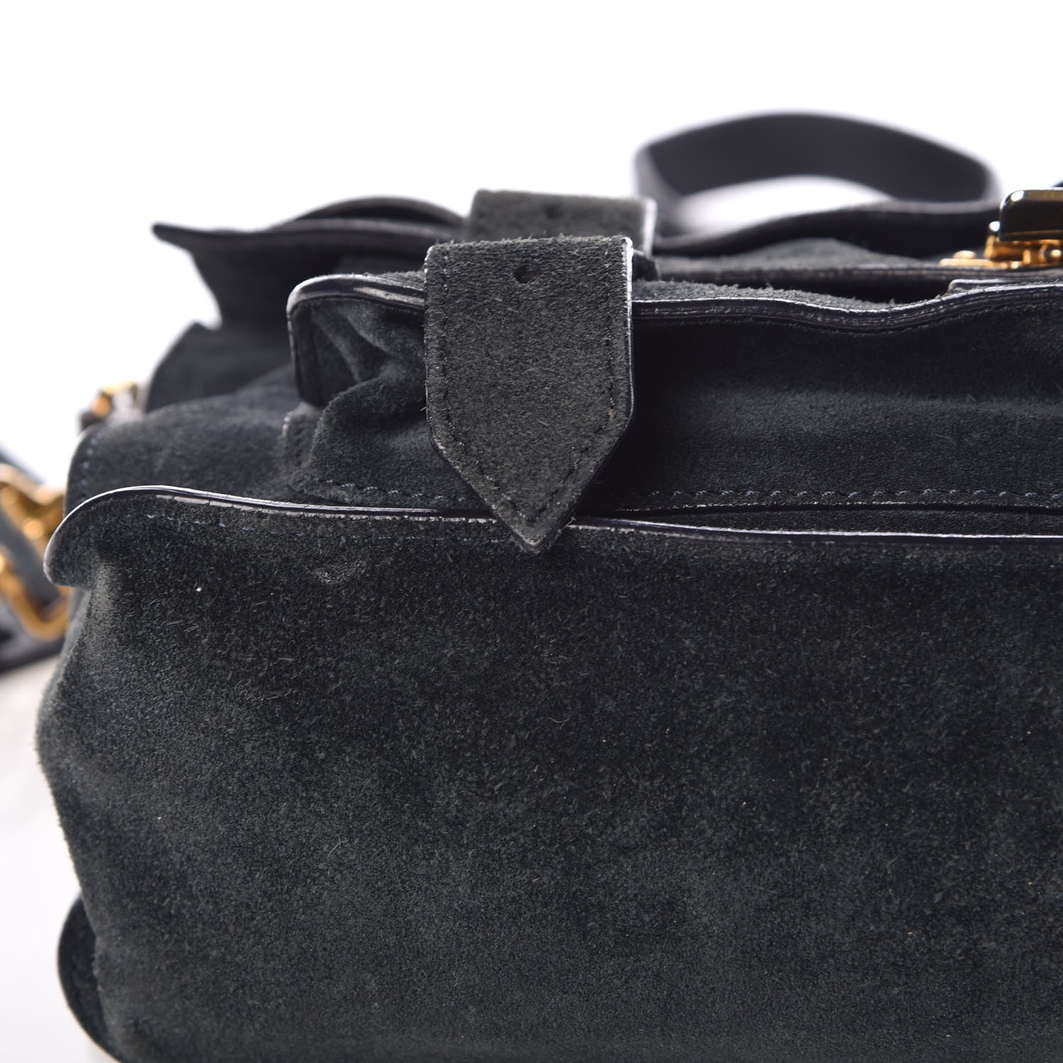 Proenza Schouler Suede Tiny PS1 Satchel Navy 16 of 17