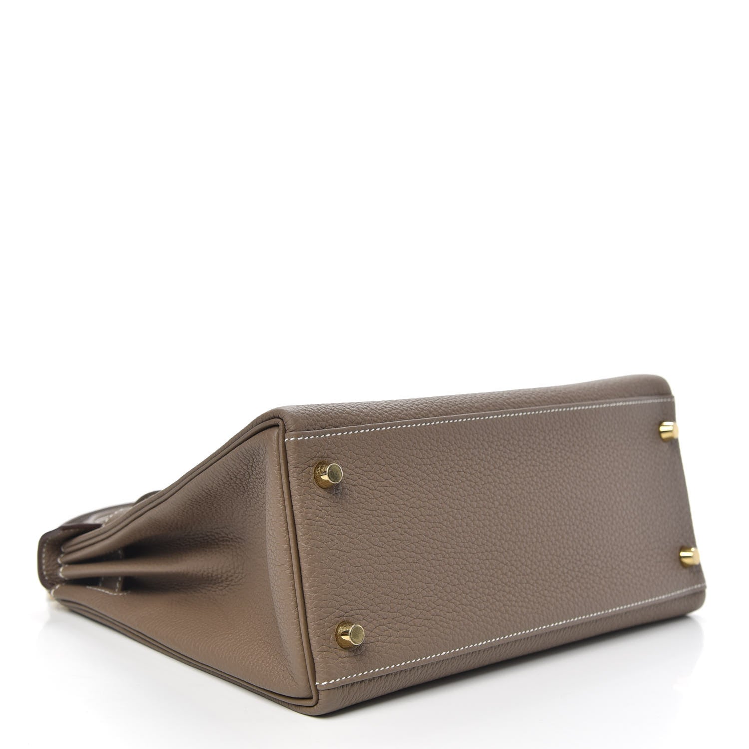 Hermes Togo Kelly Retourne 28 Etoupe 4 of 10