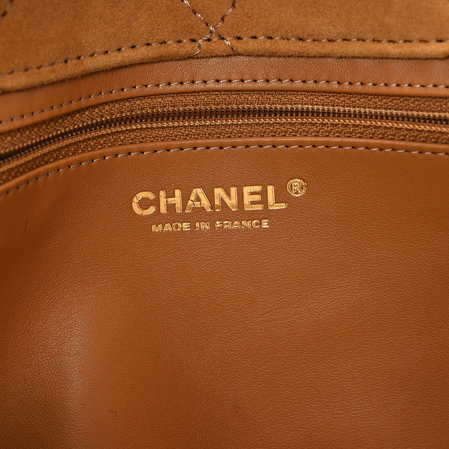 Shearling Lambskin Quilted Medium Coco Neige Single Flap Beige