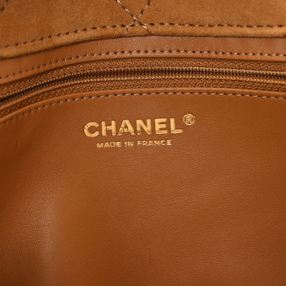 Chanel Shearling Lambskin Quilted Medium Coco Neige Single Flap Beige 6 of 9