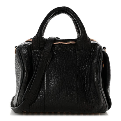 Alexander Wang Pebbled Lambskin Rockie Black Rose Gold Hardware 1 of 14