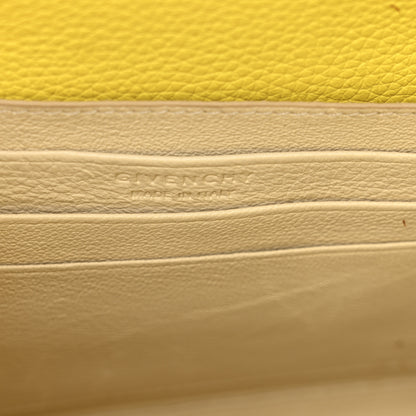 Givenchy Grained Calfskin Nano Horizon Satchel Yellow 6 of 13