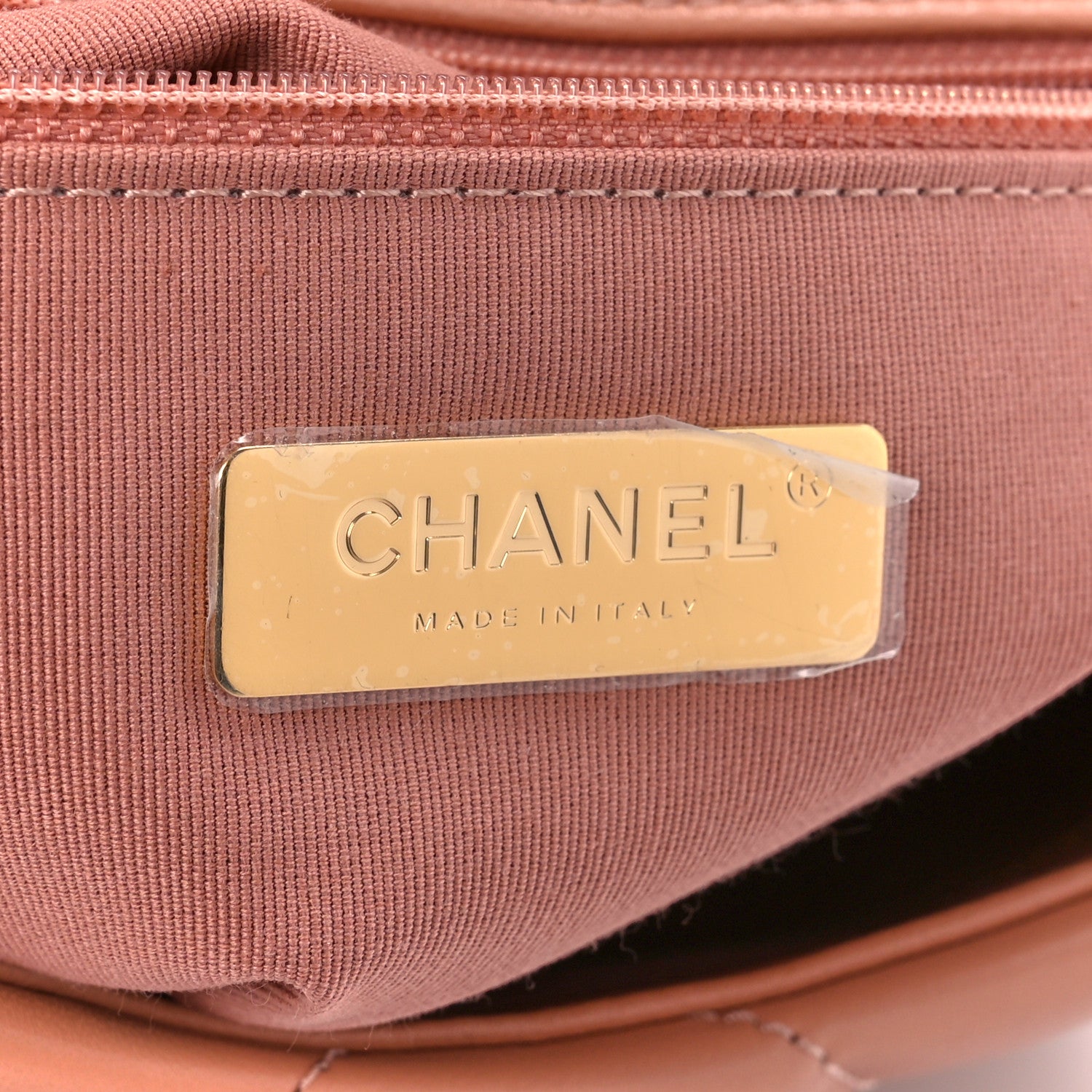 Chanel Lambskin Quilted Medium Chanel 19 Flap Beige 6 of 10
