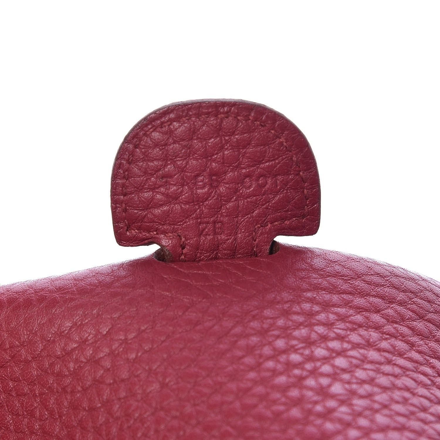 Hermes Taurillon Clemence Evelyne III GM Rubis 7 of 12