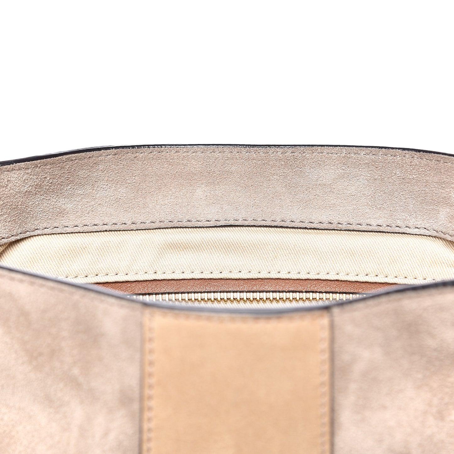 Suede Calfskin Small Lexa Shoulder Bag Motty Grey