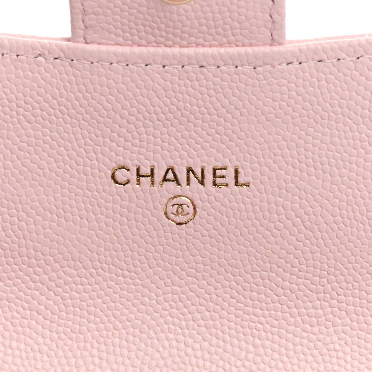 Caviar Quilted Medium Flap Wallet Light Pink