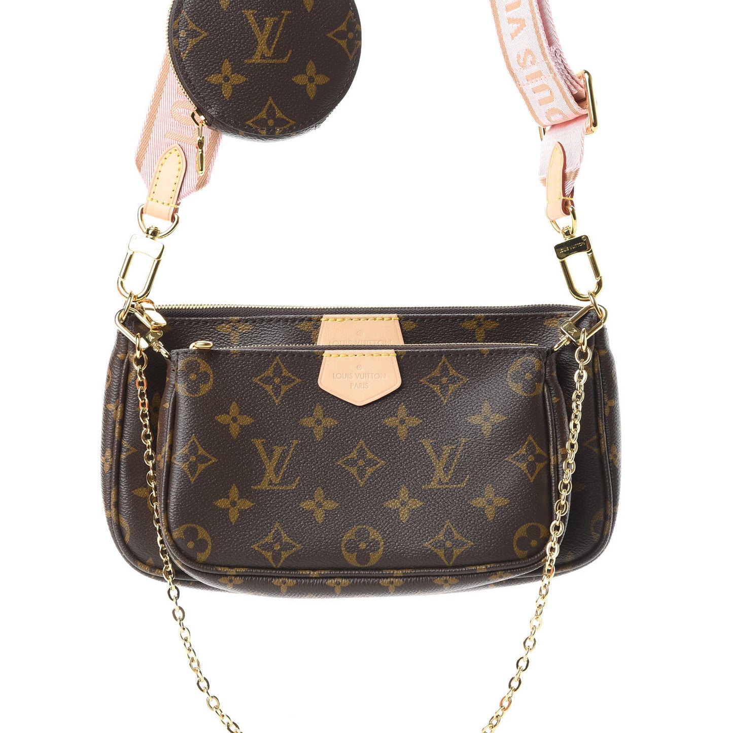Monogram Multi Pochette Accessories Rose Clair