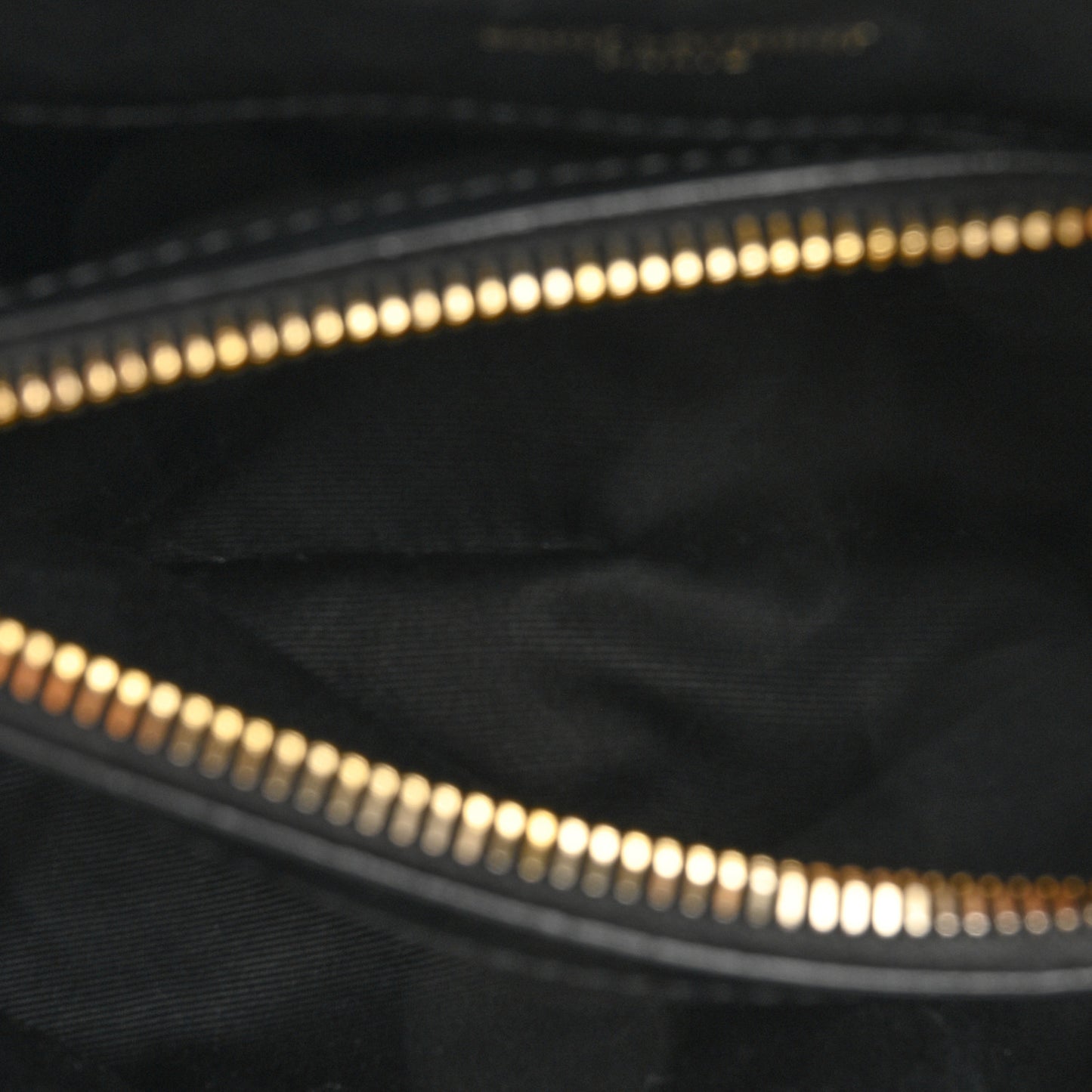 Calfskin Y Quilted Monogram Small Loulou Chain Satchel Black