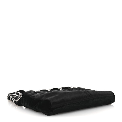 Chanel Velvet Satin Evening Bag Black 4 of 11