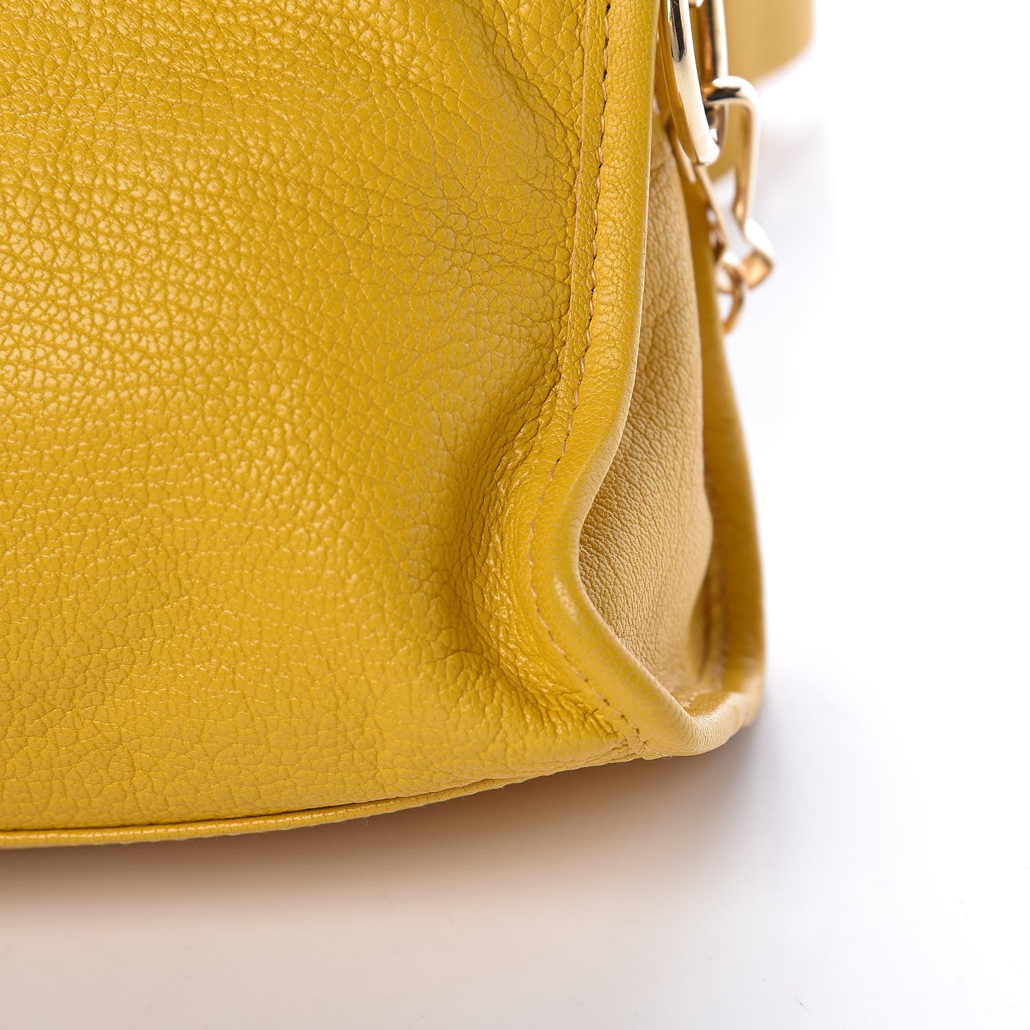 Balenciaga Chevre Gold Metallic Edge Hardware Mini City Jaune Epi 13 of 14