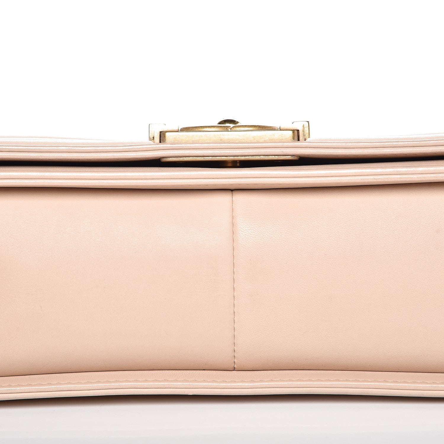Chanel Caviar Calfskin Chevron Medium Boy Flap Light Pink 9 of 11