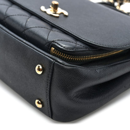 Chanel Caviar Quilted Medium Business Affinity Flap Black 10 of 10