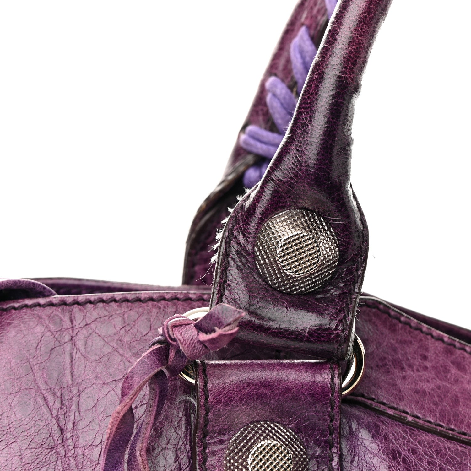 Balenciaga Agneau Giant 21 Silver Hardware City Raisin 12 of 21