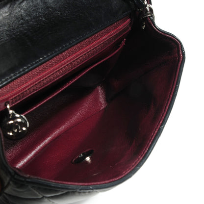 Chanel Lambskin Quilted Mini Square Flap Black 5 of 7