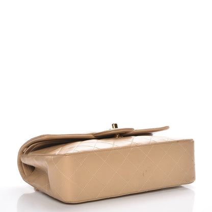 Chanel Lambskin Quilted Small Double Flap Beige 4 of 10
