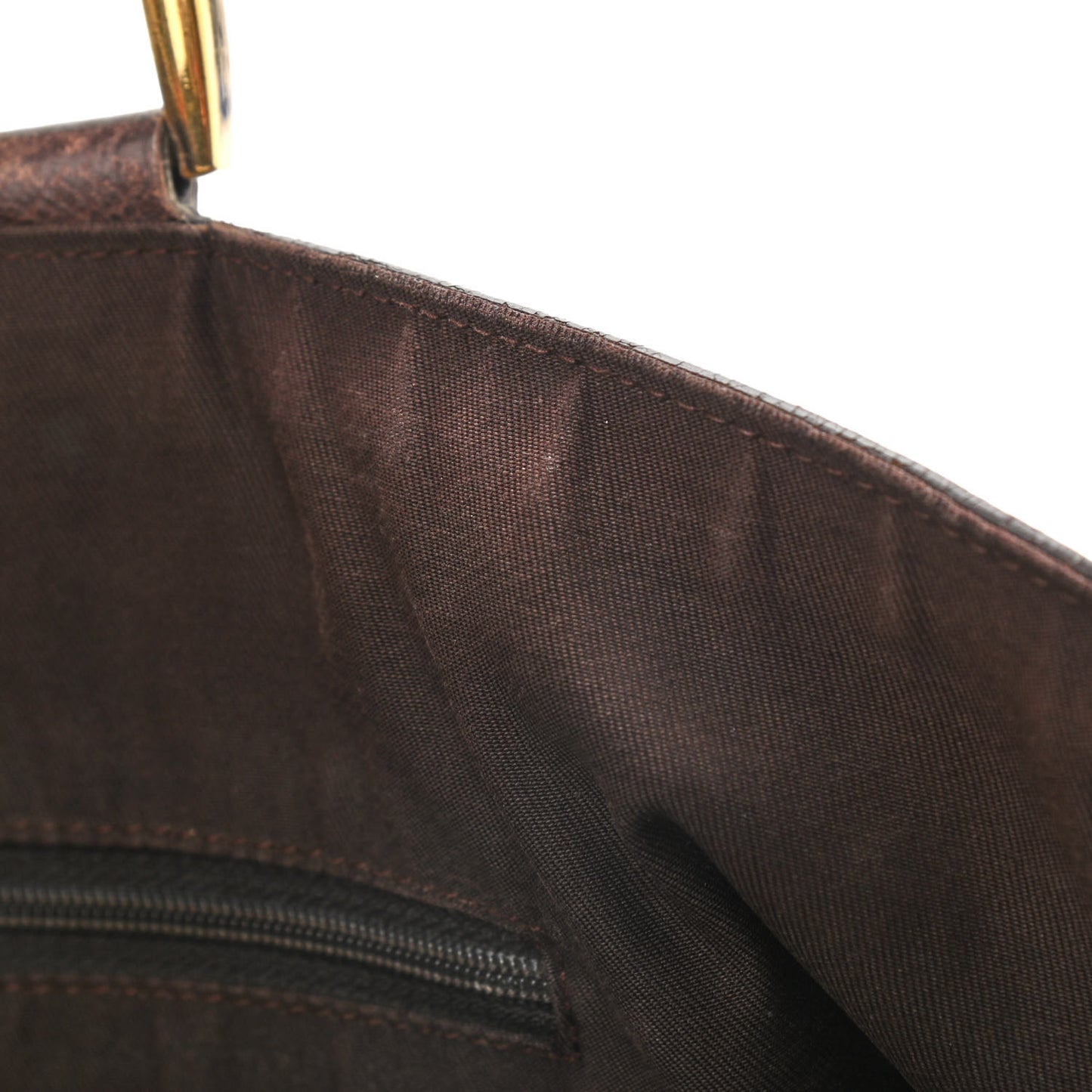 Monogram Large Abbey Tote Dark Brown