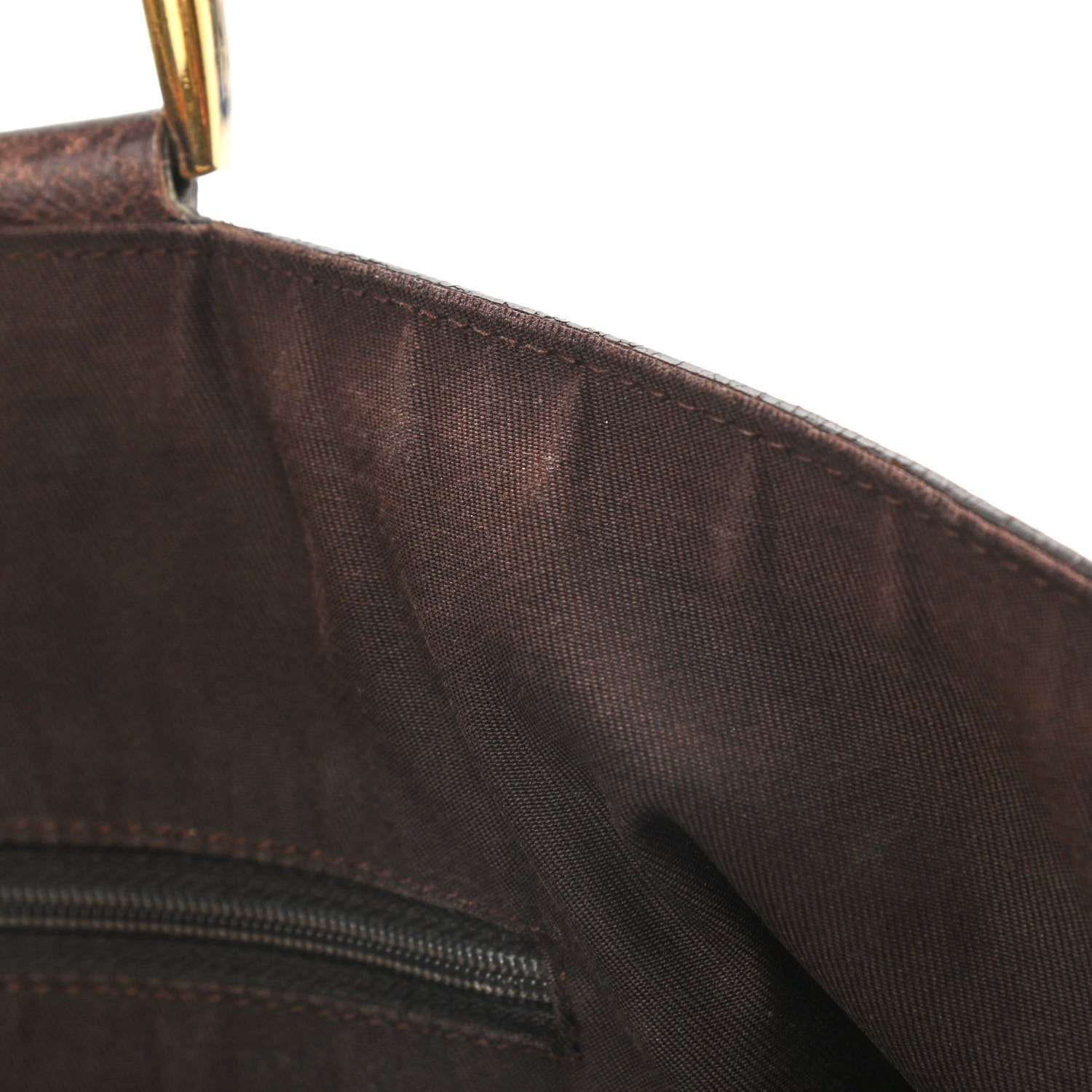 Gucci Monogram Large Abbey Tote Dark Brown 8 of 19