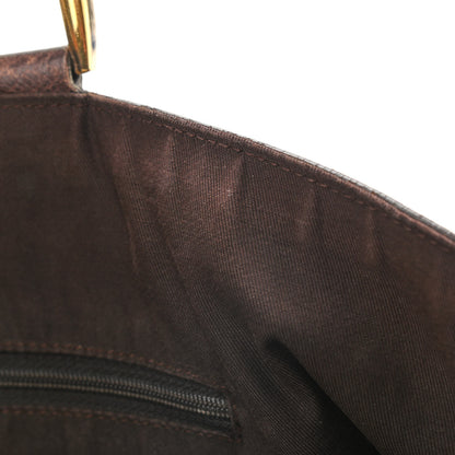 Gucci Monogram Large Abbey Tote Dark Brown 8 of 19