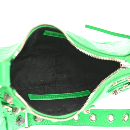 Balenciaga Agneau Arena Le Cagole Shoulder Bag XS Vivid Green 5 of 10
