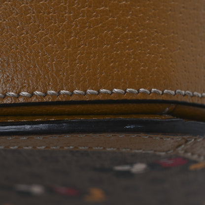Gucci X DISNEY Mini Vintage GG Supreme Monogram Mickey Mouse Small Flap Messenger Bag Beige Vintage Sun Oil 12 of 13